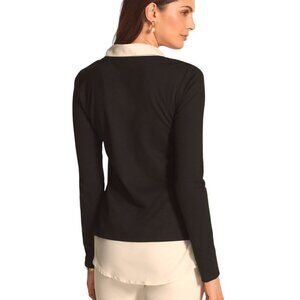 CHICO'S Ponte Two-In-One Top - Size Chico's 3